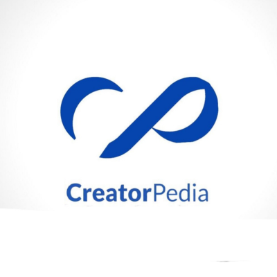 The official CreatorPedia (cP) logo