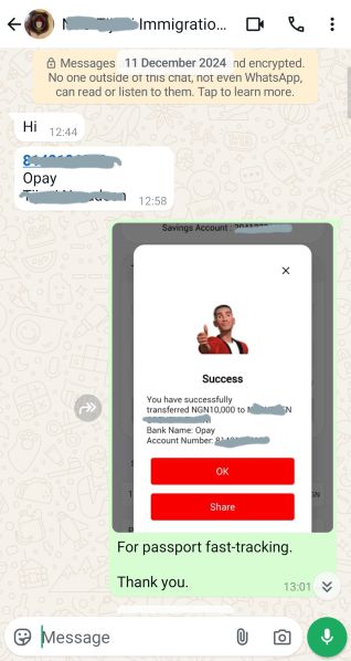 File:I paid another Immigration officer in the passport printing department to fast-track the printing of my passport.jpeg