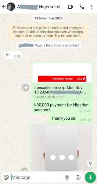 File:Proof of Price of my fast-tracked Nigerian Passport at Alausa, Ikeja, Lagos, Nigeria, in November 2024.jpeg